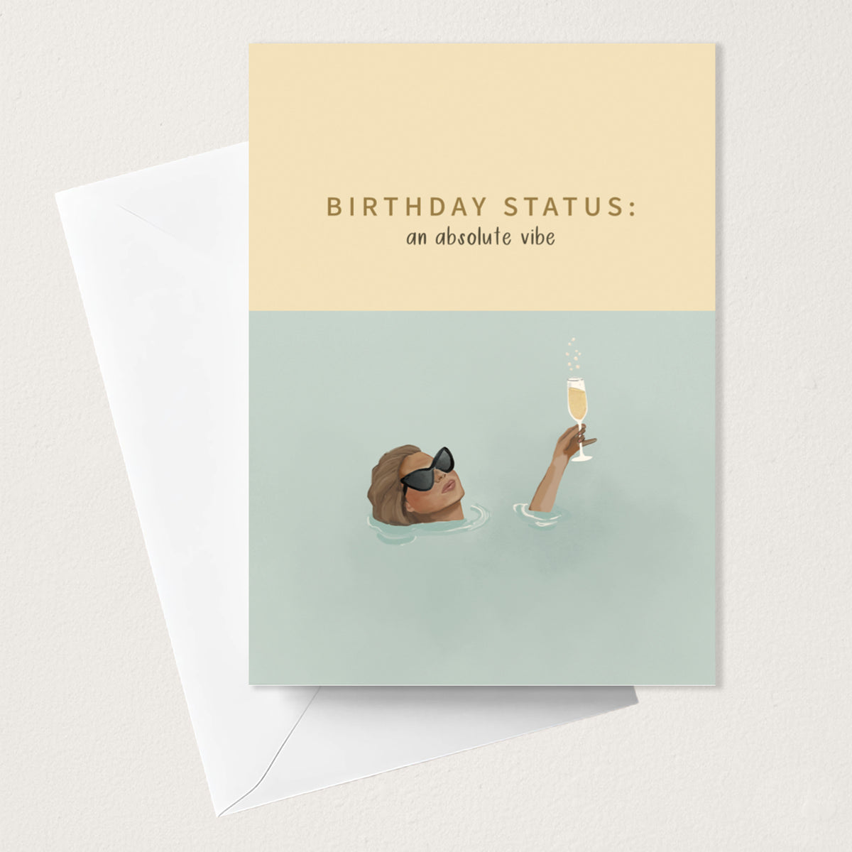 An absolute vibe - Birthday card