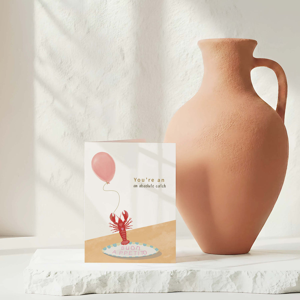 Catch of the day - Birthday or Love Card