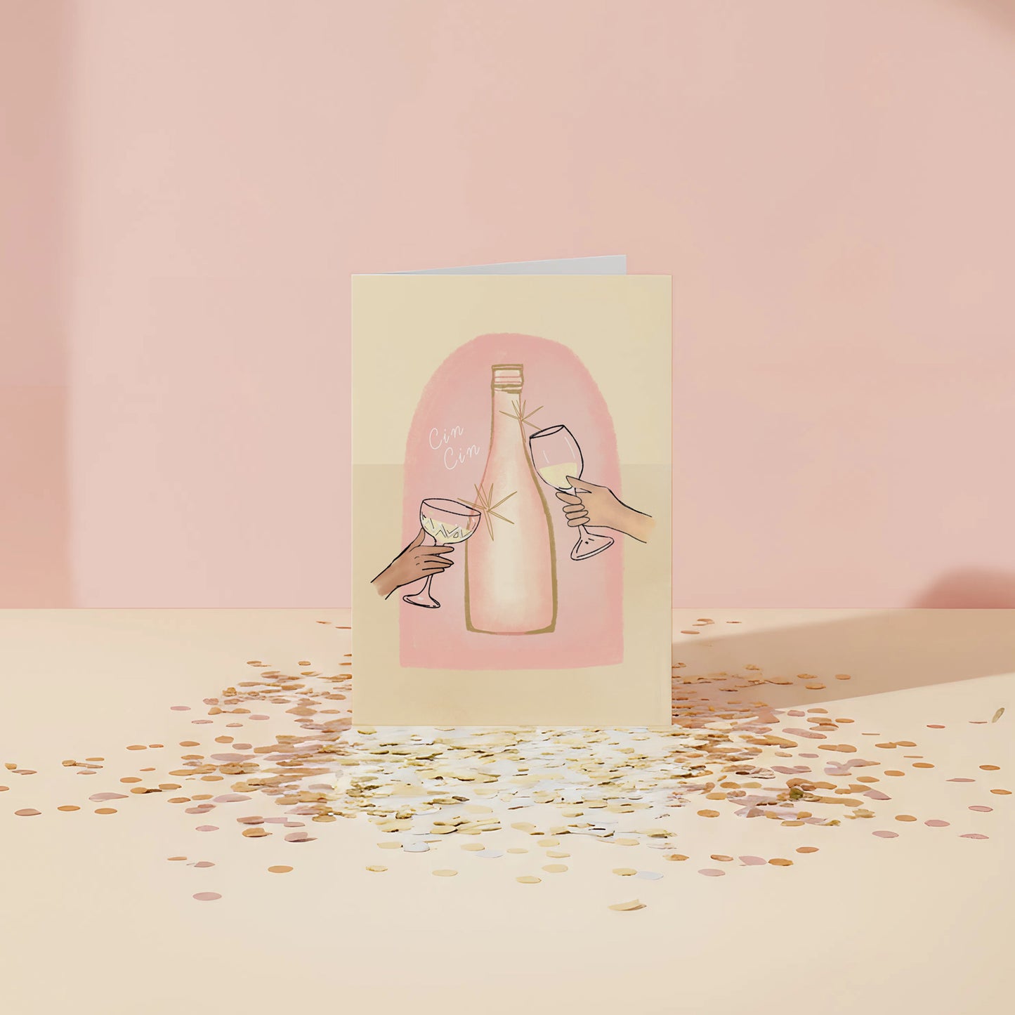 Cin Cin for the win - Love or Celebration card
