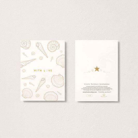 From the seashore - Birthday or Love card