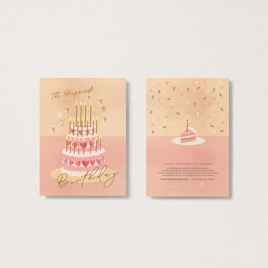 Let there be cake - Birthday card