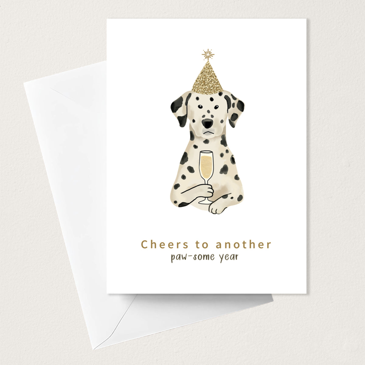 Another paw-some year - Birthday or Celebration card