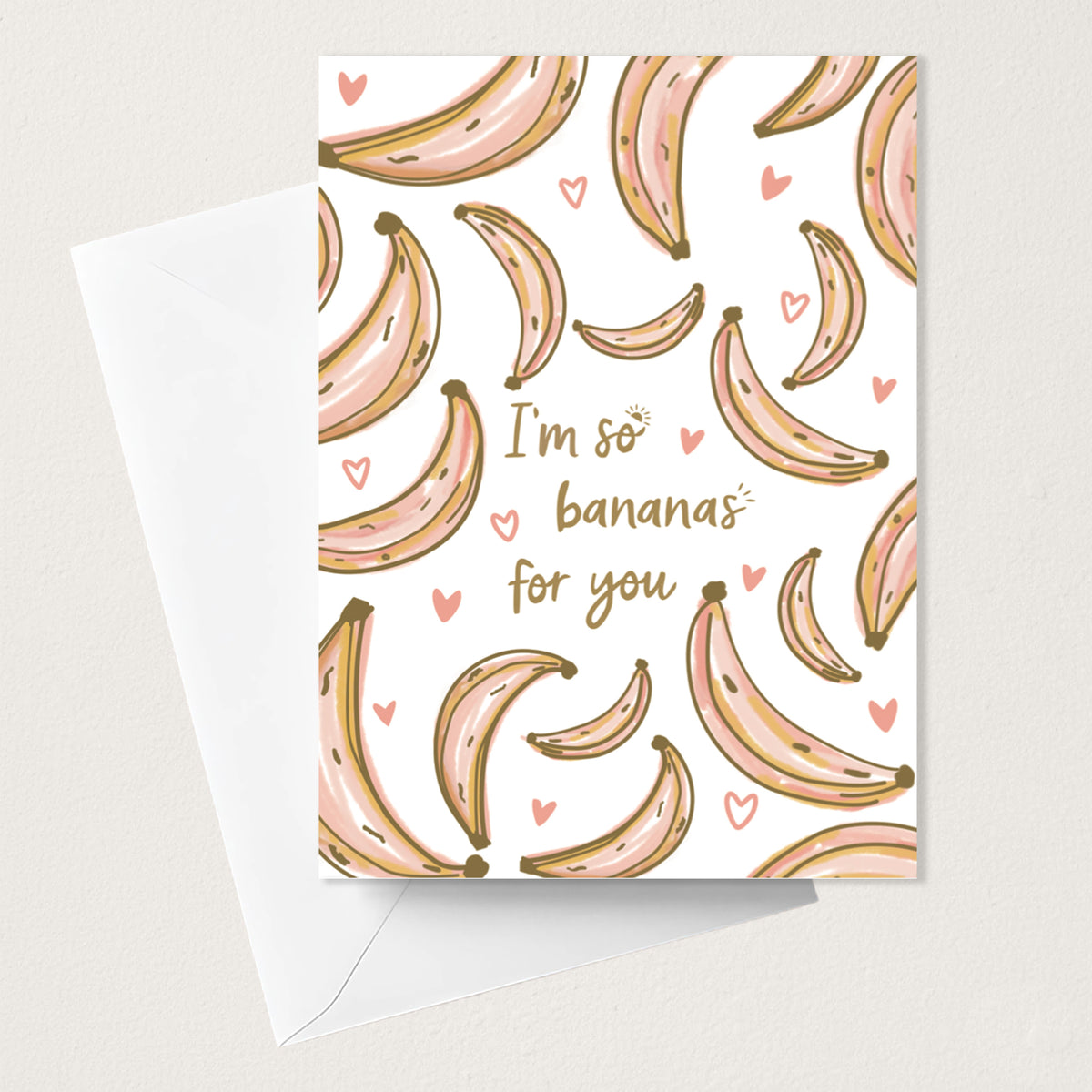 Bananas for you - Birthday or Love card