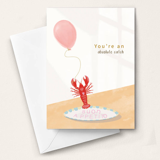 Catch of the day - Birthday or Love Card