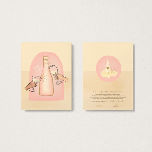 Cin Cin for the win - Love or Celebration card