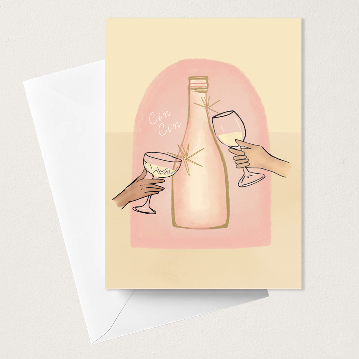 Cin Cin for the win - Love or Celebration card