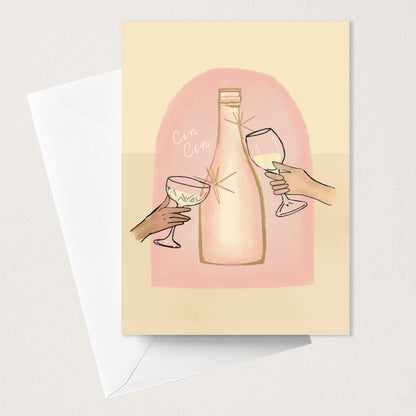 Cin Cin for the win - Love or Celebration card
