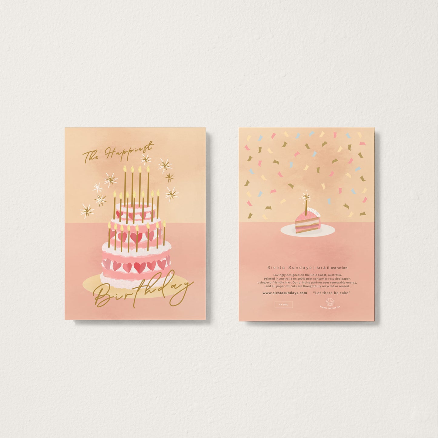 Let there be cake - Birthday card