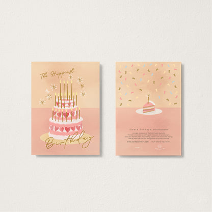 Let there be cake - Birthday card