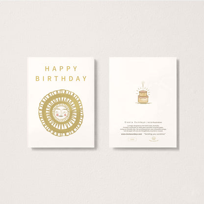 Sending you sunshine - Birthday card