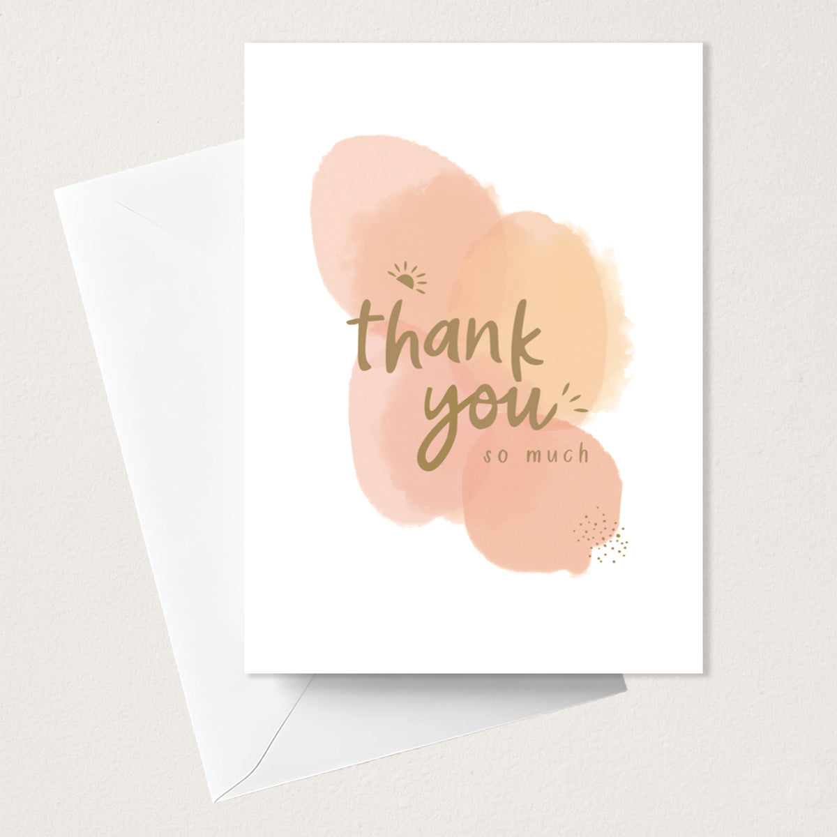 Warmest thanks - Appreciation card