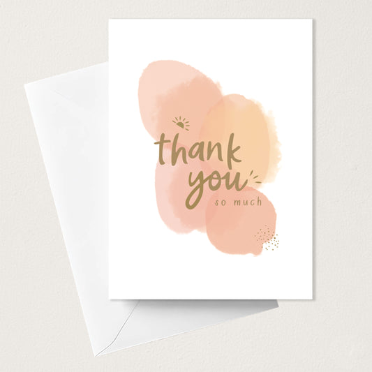 Warmest thanks - Appreciation card