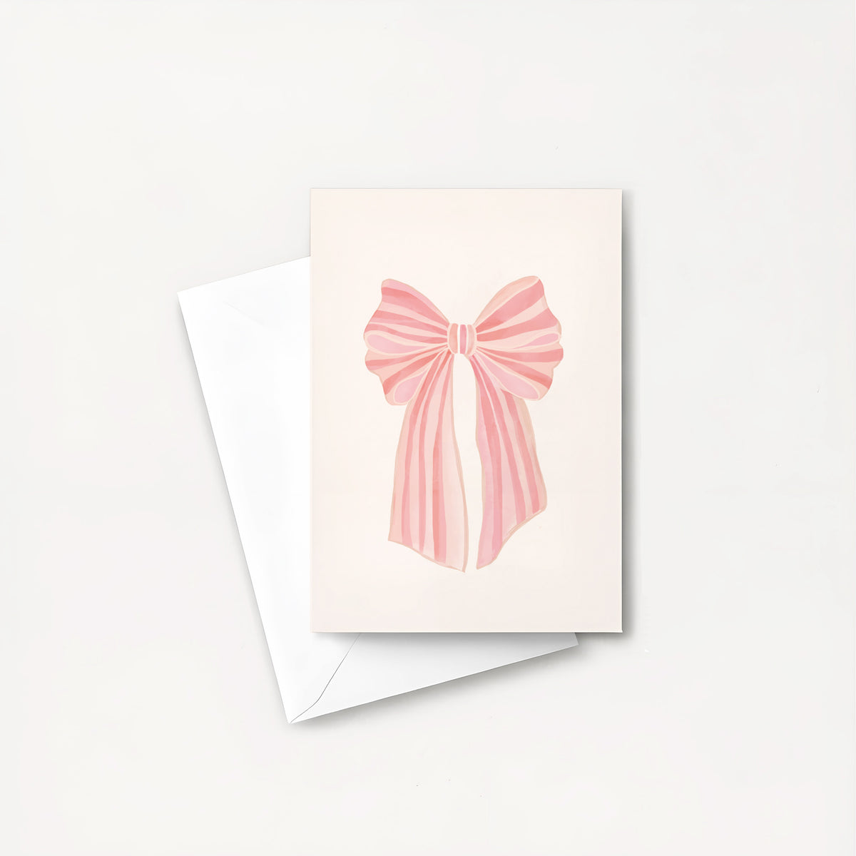 With a bow - Birthday or Love mini card