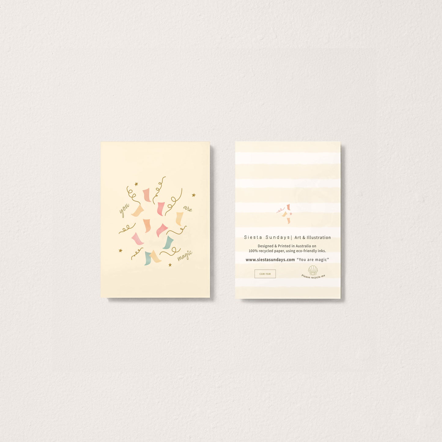 You are magic - Birthday or Celebration Mini card
