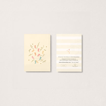 You are magic - Birthday or Celebration Mini card